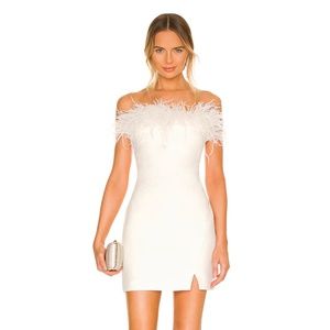 LIKELY Katy Dress in White